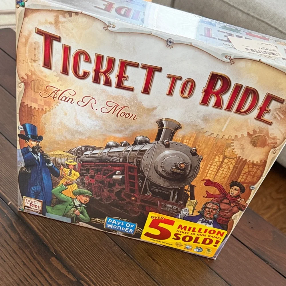 Days of Wonder Ticket To Ride by Alan R. Moon Train Adventure Board Game